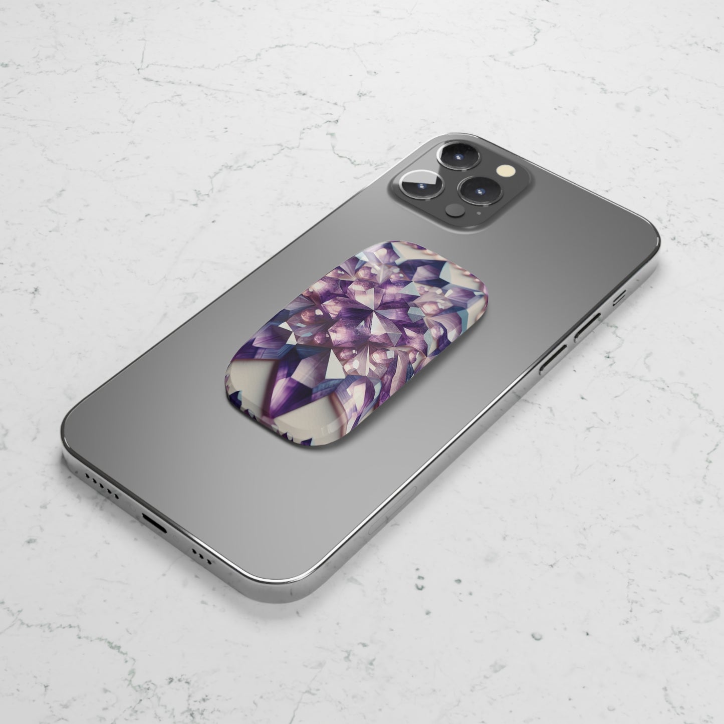 Phone Grip - Amethyst Crystal