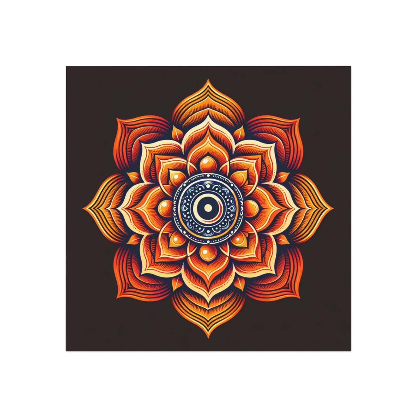 Square Magnet - Sacral Chakra