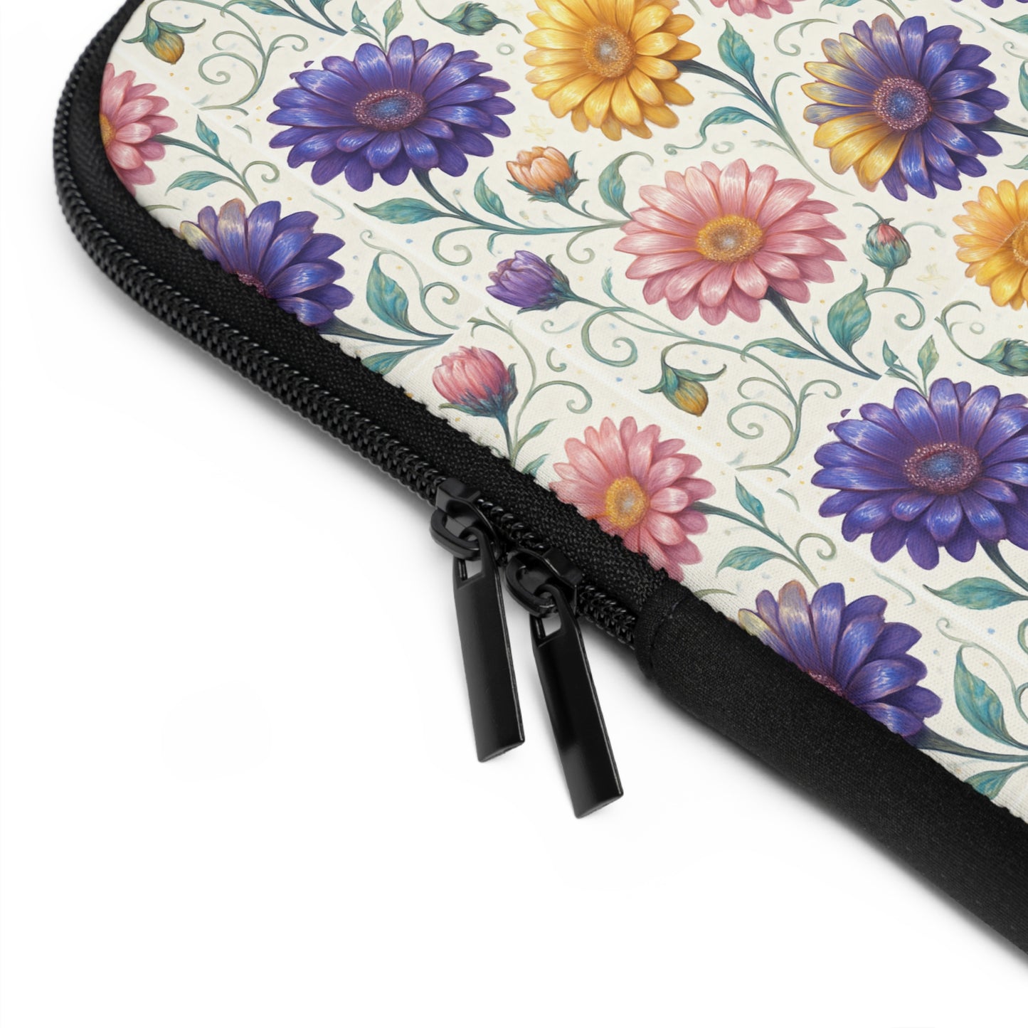 Laptop Sleeve: Floral Gerbera Print