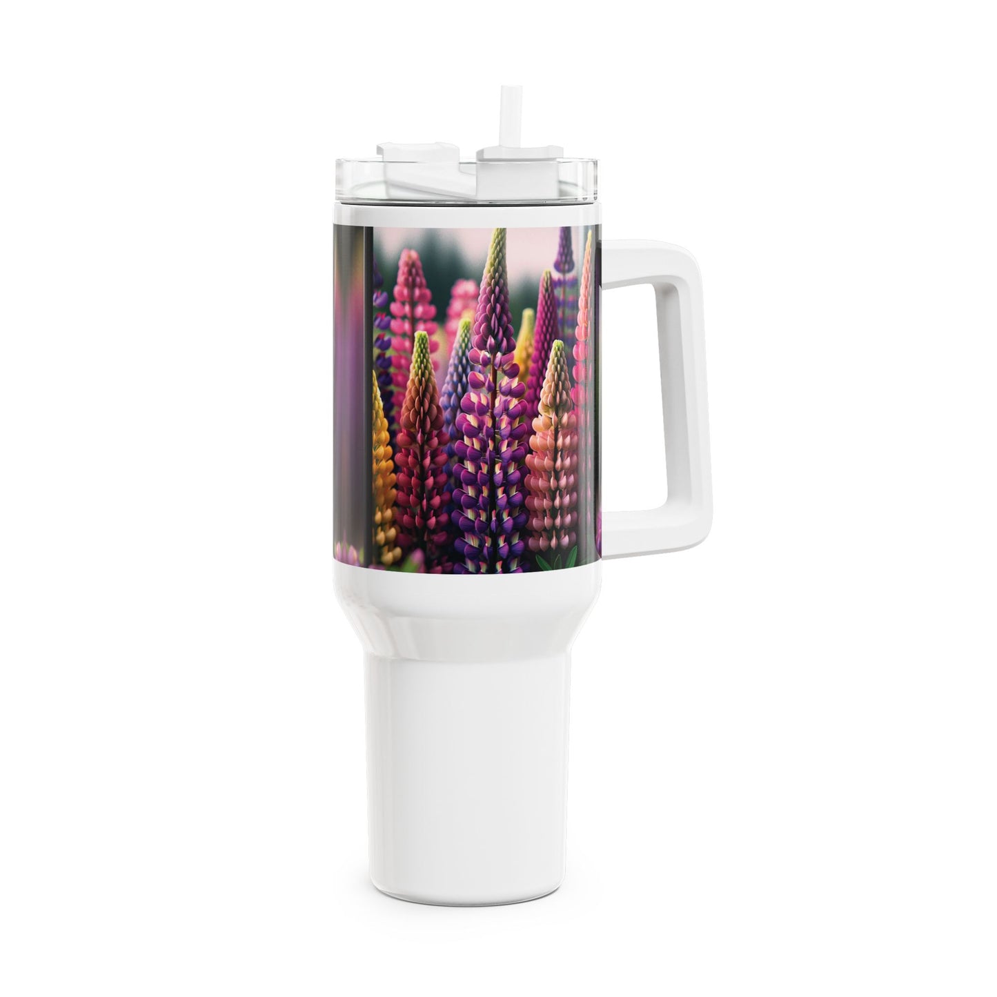 40oz Tumbler - Lupin Blooms Design