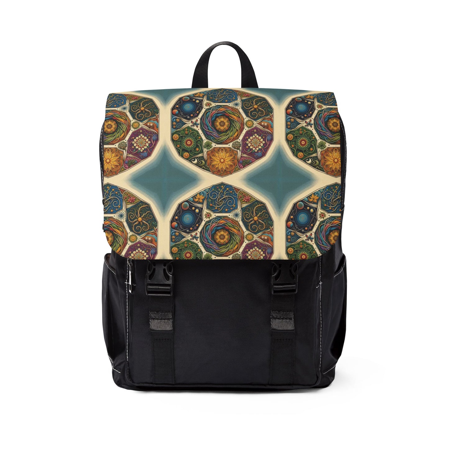 Spiritual Inspired Shoulder Backpack | Trendy Bag for Daily Use, Travel, School, Great Gift Idea, Bohemian Style