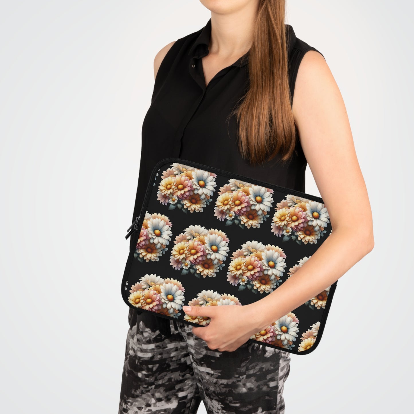 Laptop Sleeve - Cute Flower Design