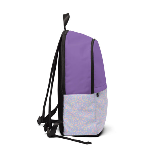 Fabric Backpack - Pastel Swirl Design