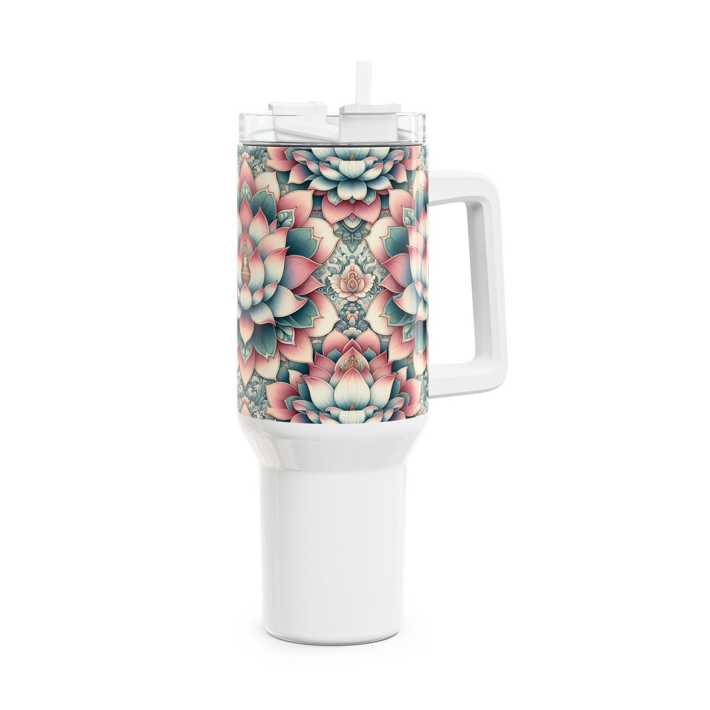 40oz Tumbler - Lotus Flower Insulated Drinkware