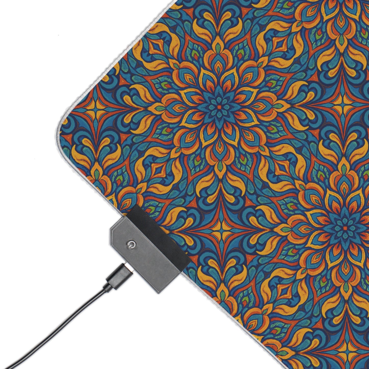 LED Gaming Mouse Pad - Kaleidoscope Design