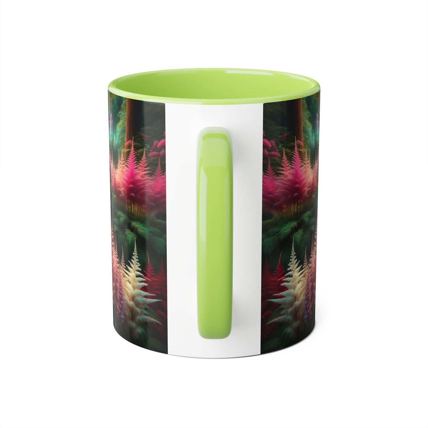 Astilbe Blooms Accent Mug, Floral Tea Cup, Coffee Mug, Gift for Gardeners, Botanical Kitchen Decor, Nature Lover Ceramic Mug, Plant Lady