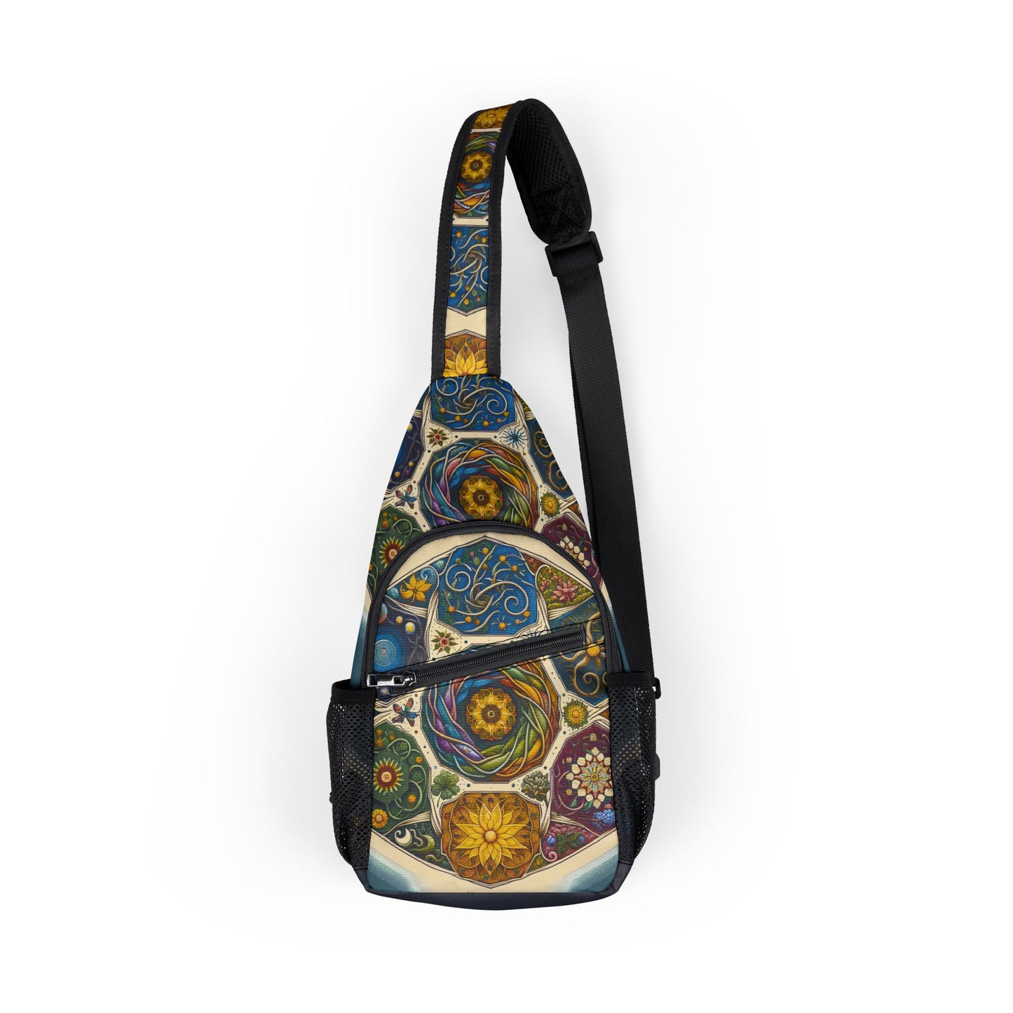 Spiritual Chest Bag - Trendy Sling Backpack for Festivals, Travel, Outdoor Adventures, Stylish Everyday Use
