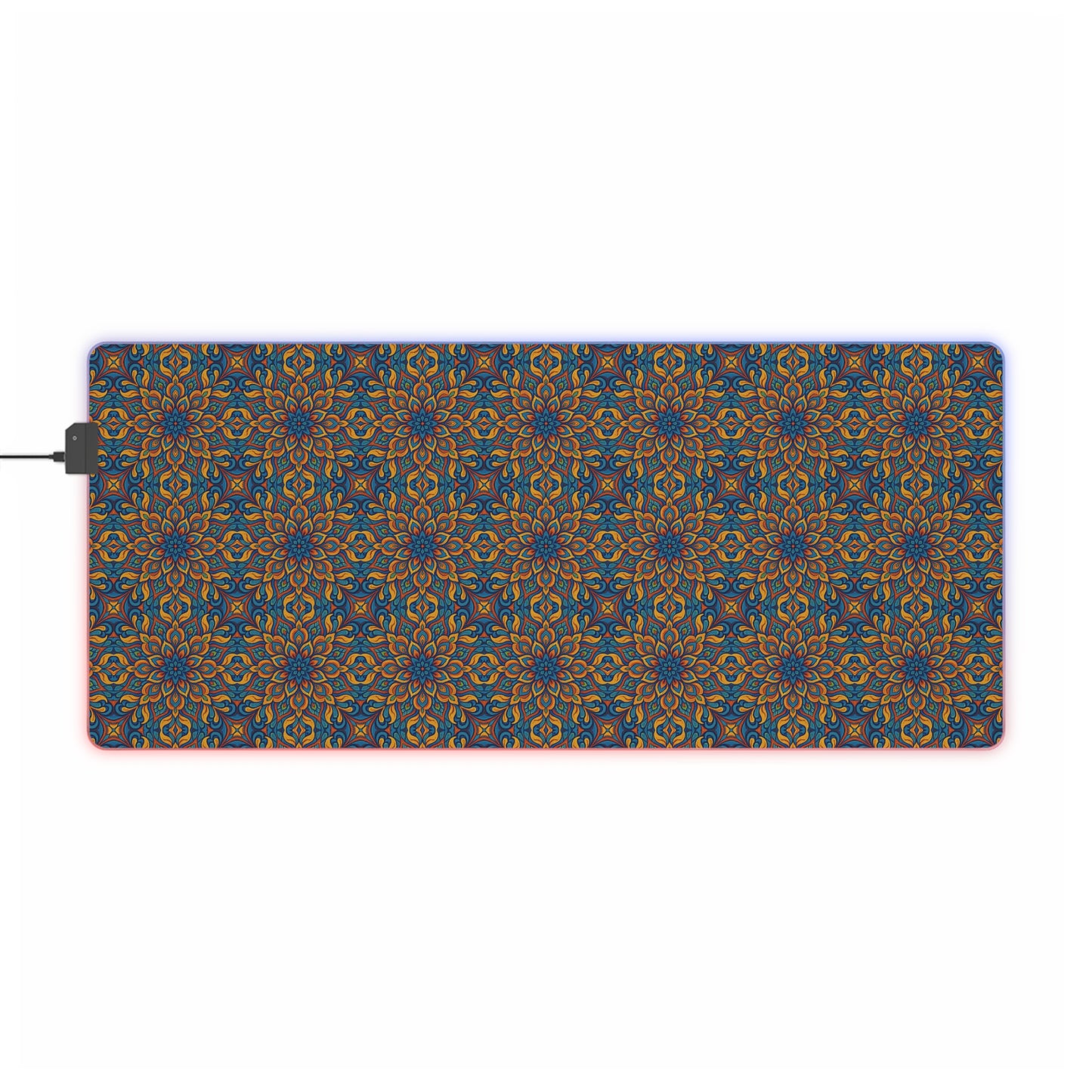 LED Gaming Mouse Pad - Kaleidoscope Design