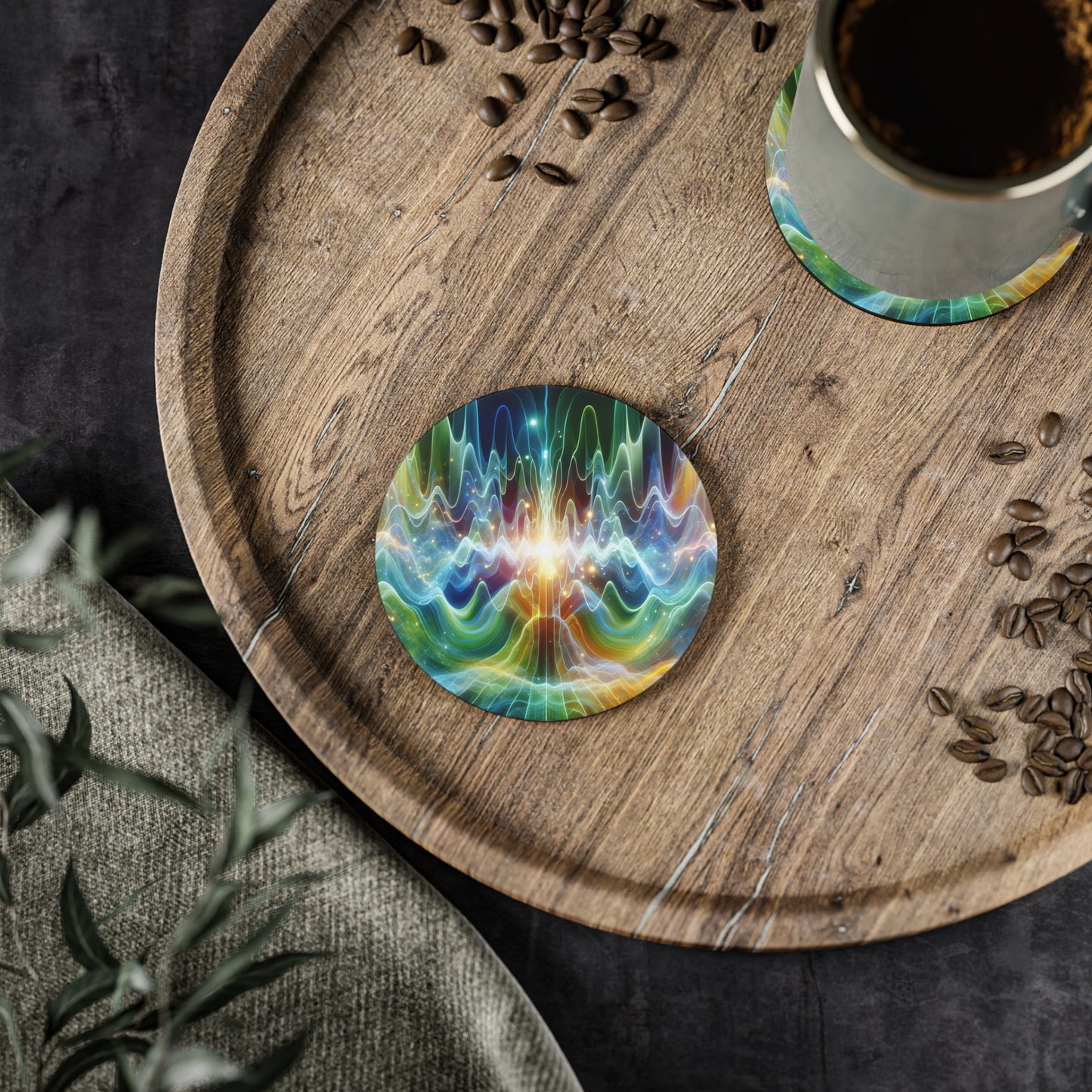 Coasters - Frequency Waves Design