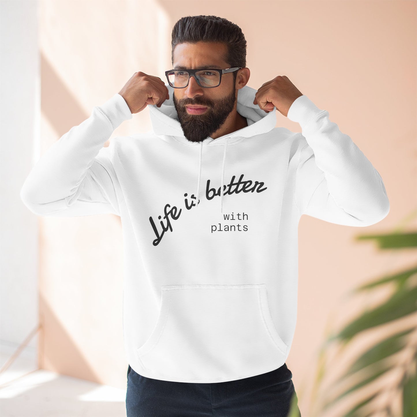 Life is Better with Plants Fleece Hoodie