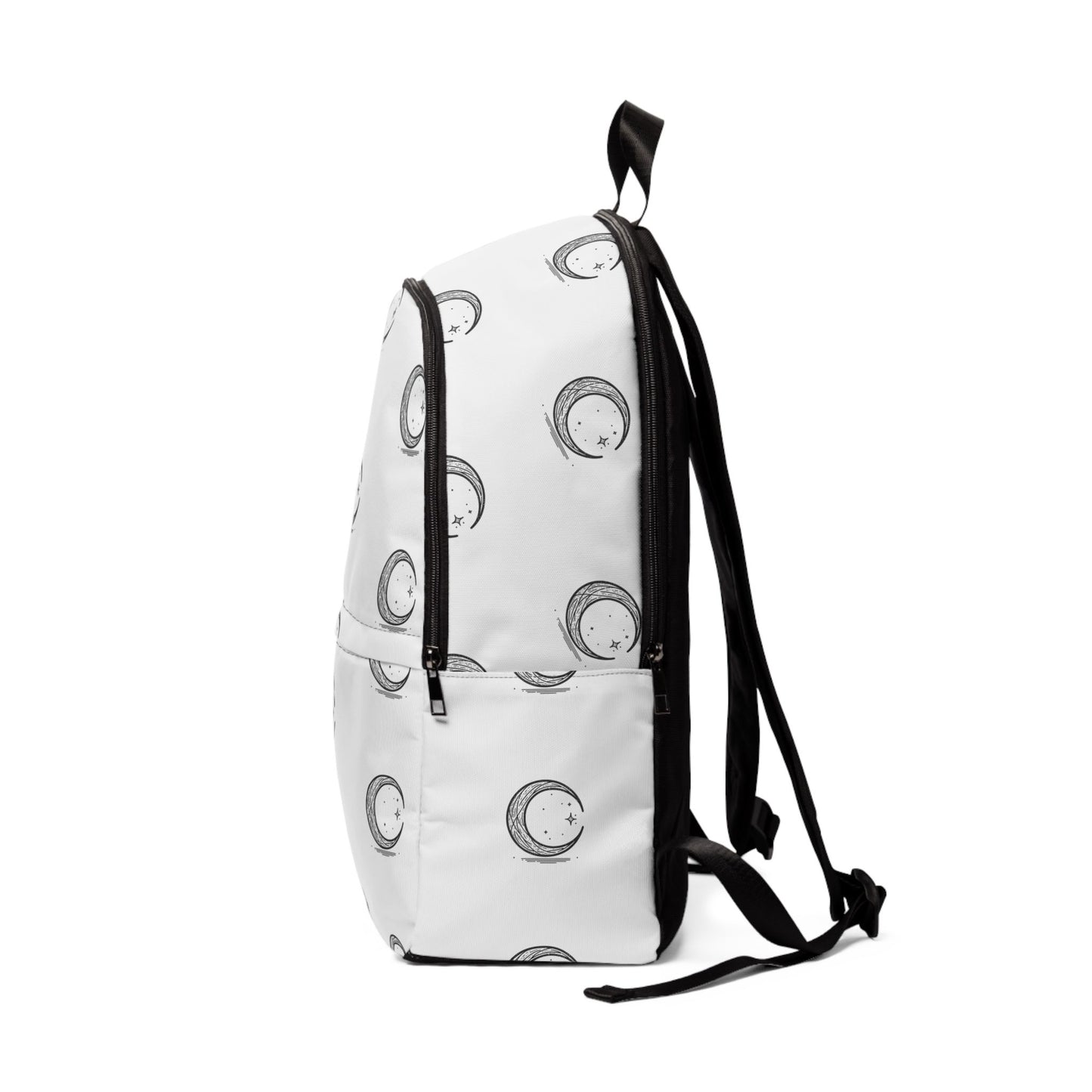 Fabric Backpack Minimalist Crescent Moon