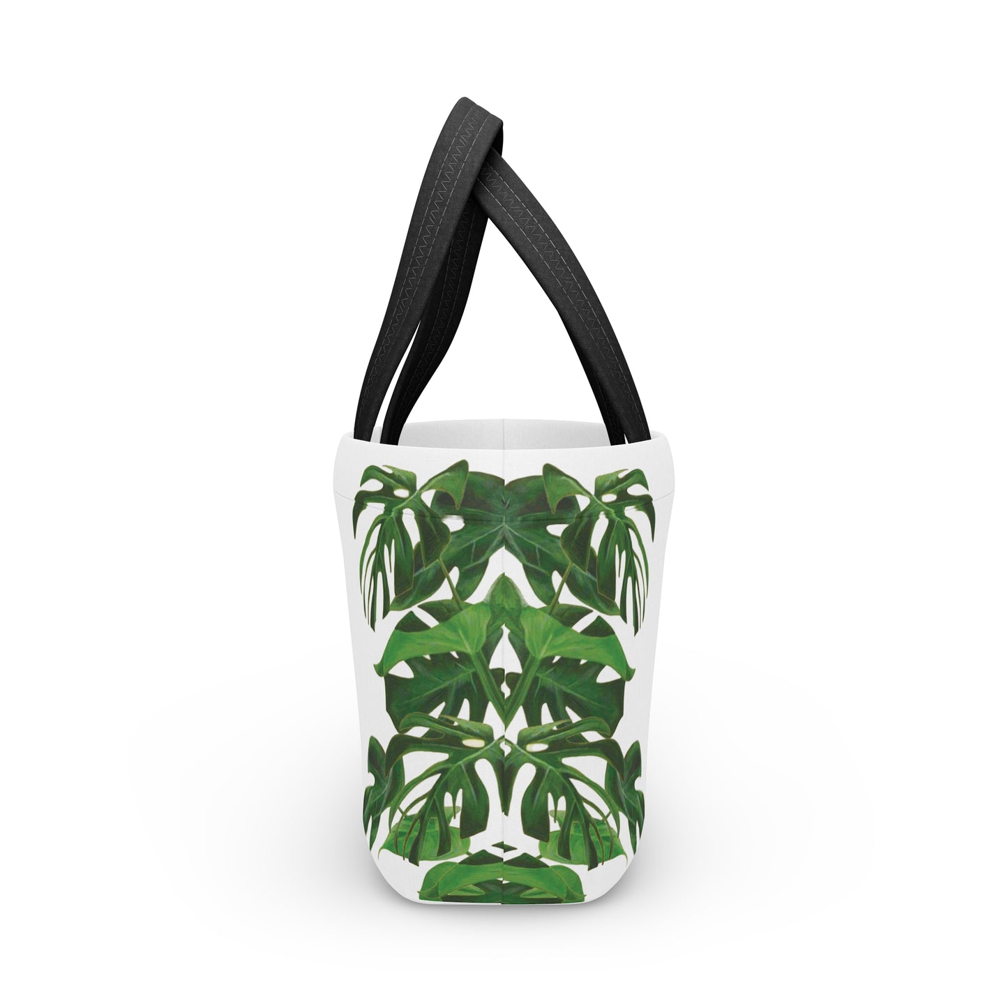 Tropical Monstera Lunch Bag - Insulated Tote for Work, School, Picnics, Gifts, Summer Outings