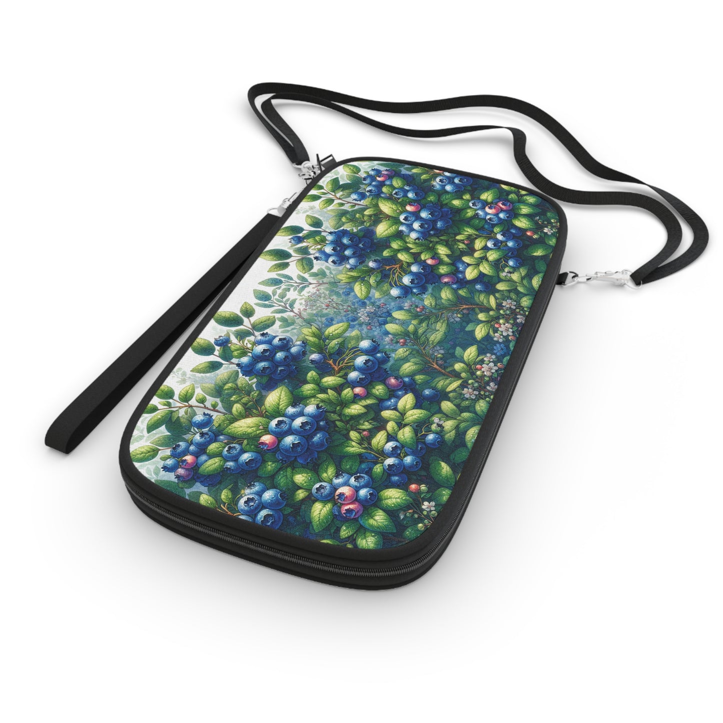 Passport Wallet - Blueberry Bush Design