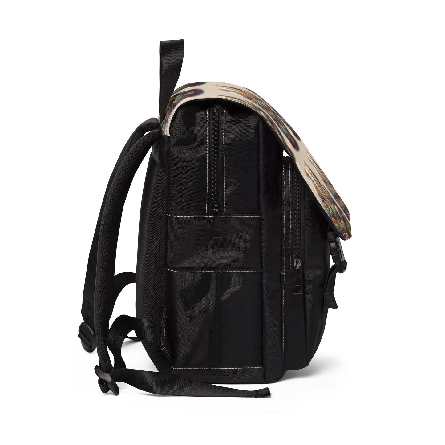 Cactus Terrarium Shoulder Backpack | Unisex Trendy School Bag, Everyday Sling Pack, Gift for Nature Lovers, Adventure Essential