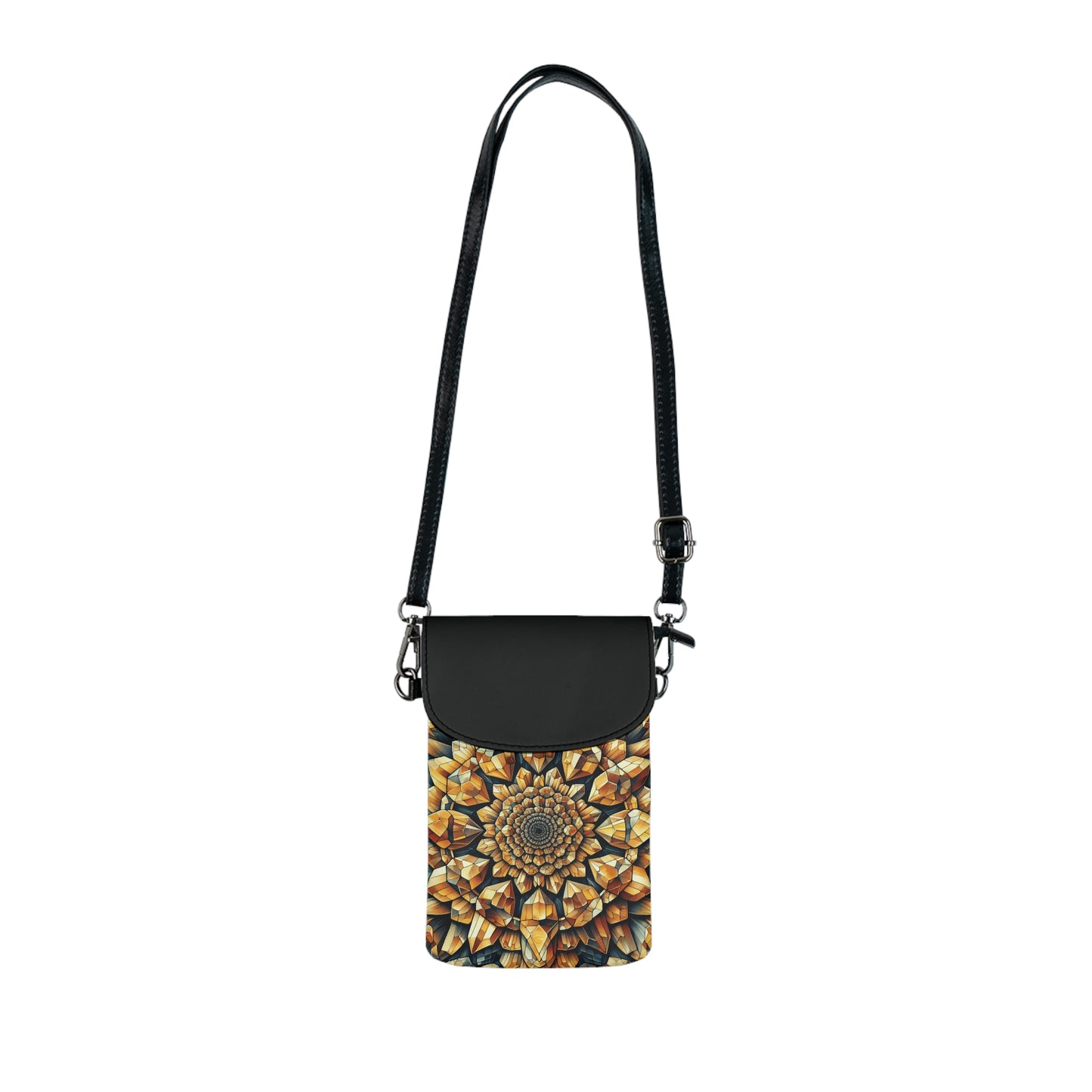Phone Wallet - Citrine Geometric Pattern