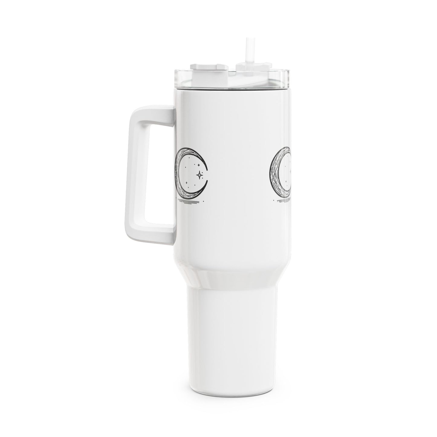 40oz Tumbler - Minimalist Moon Design