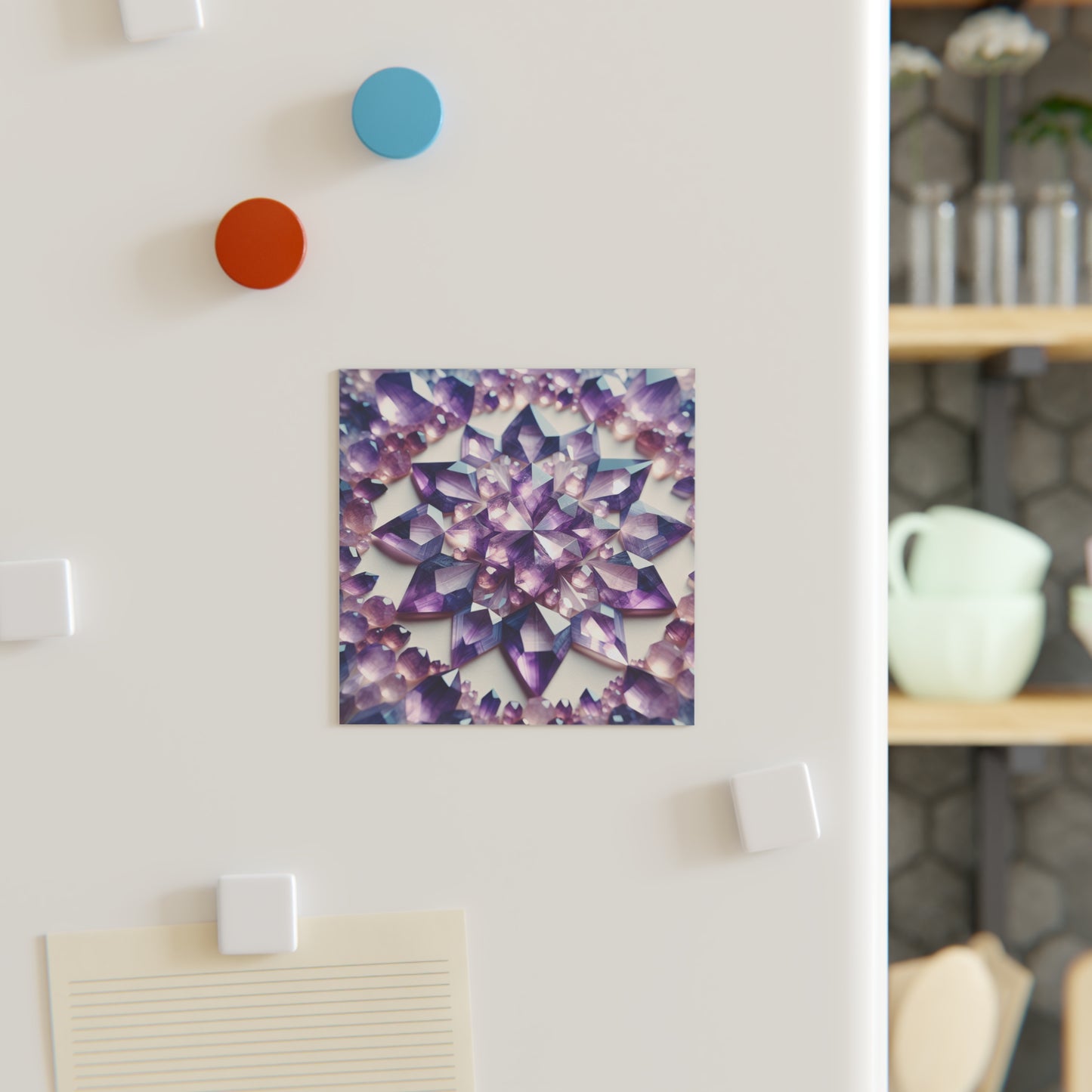 Square Magnet - Amethyst