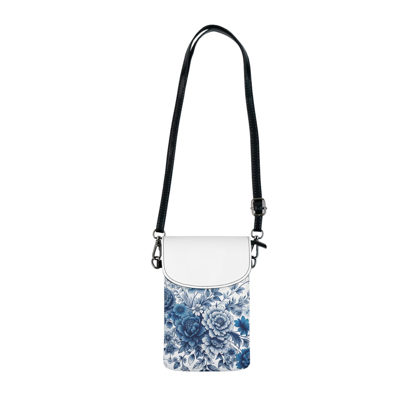 Phone Wallet - Blue Floral