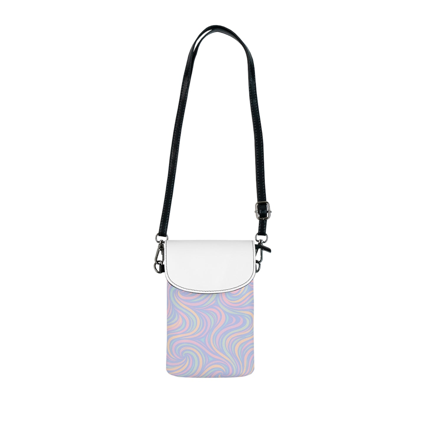 Phone Wallet - Pastel Swirl Design