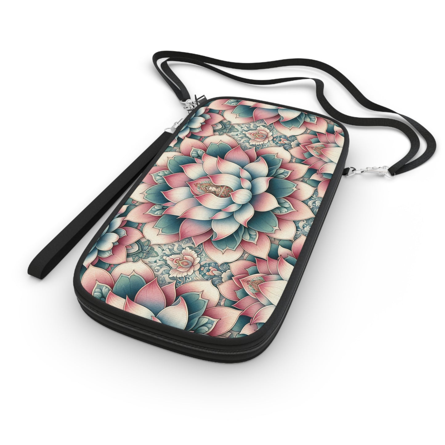 Passport Wallet - Lotus Flower Design
