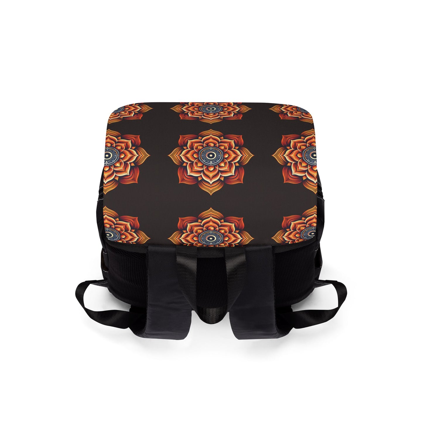 Sacral Chakra Design Shoulder Backpack