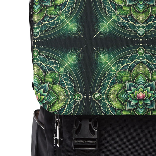 Heart Chakra Design Shoulder Backpack