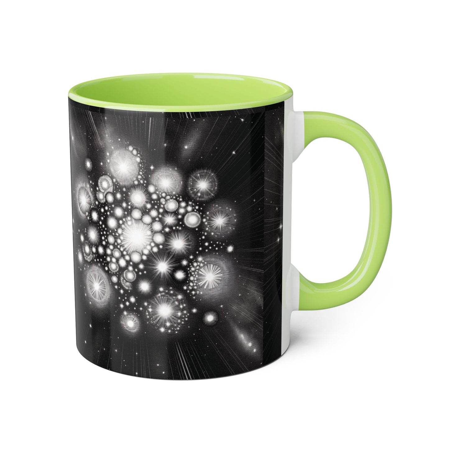 Star Cluster Accent Mug, Celestial Coffee Cup, Galaxy Tea Mug, Space Lover Gift, Astronomy Kitchen Decor, Unique Cosmic Drinkware