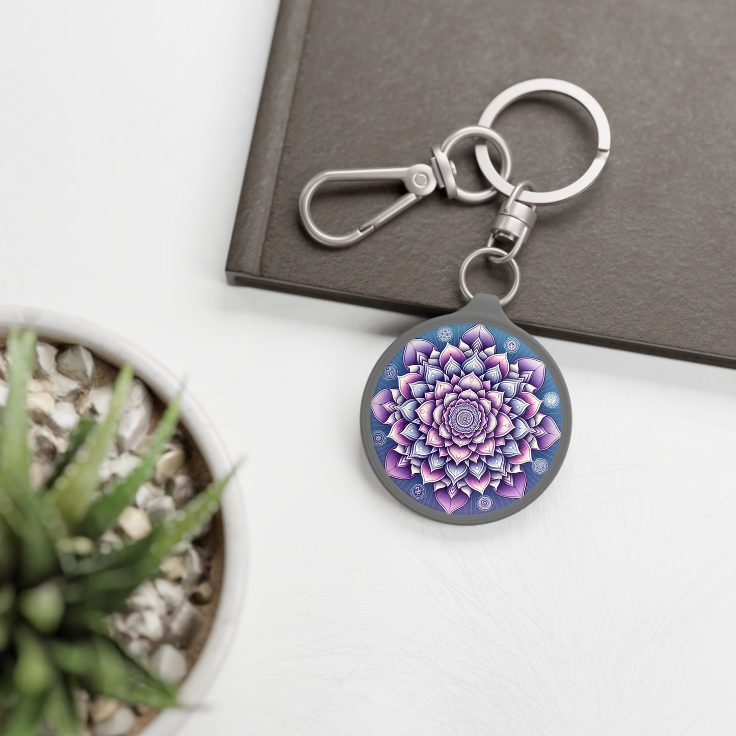 Keyring Tag - Crown Chakra