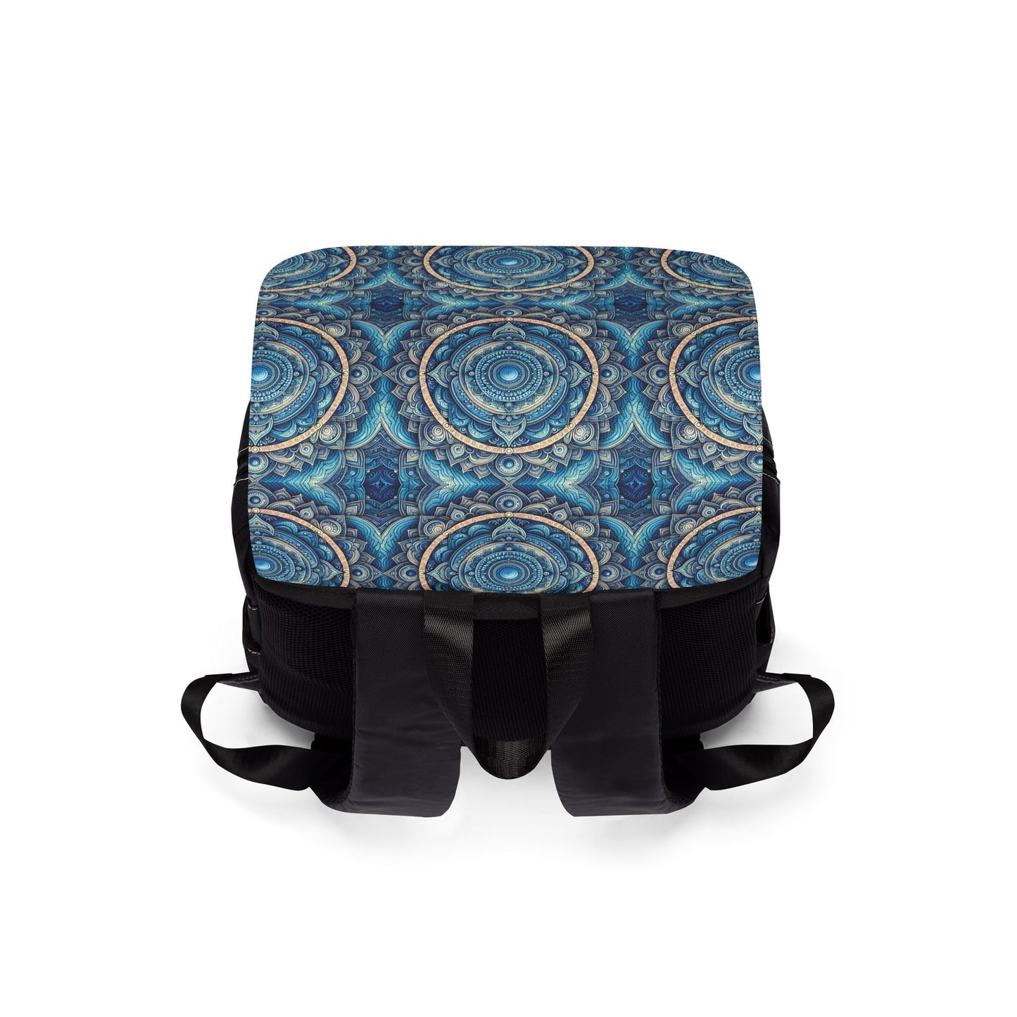 Throat Chakra Design Shoulder Backpack