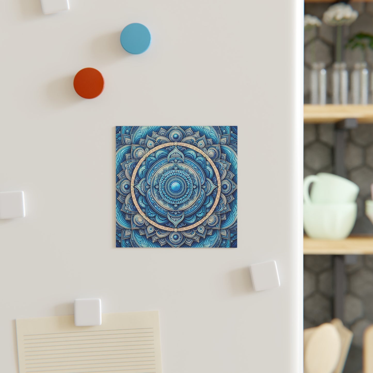 Square Magnet - Throat Chakra