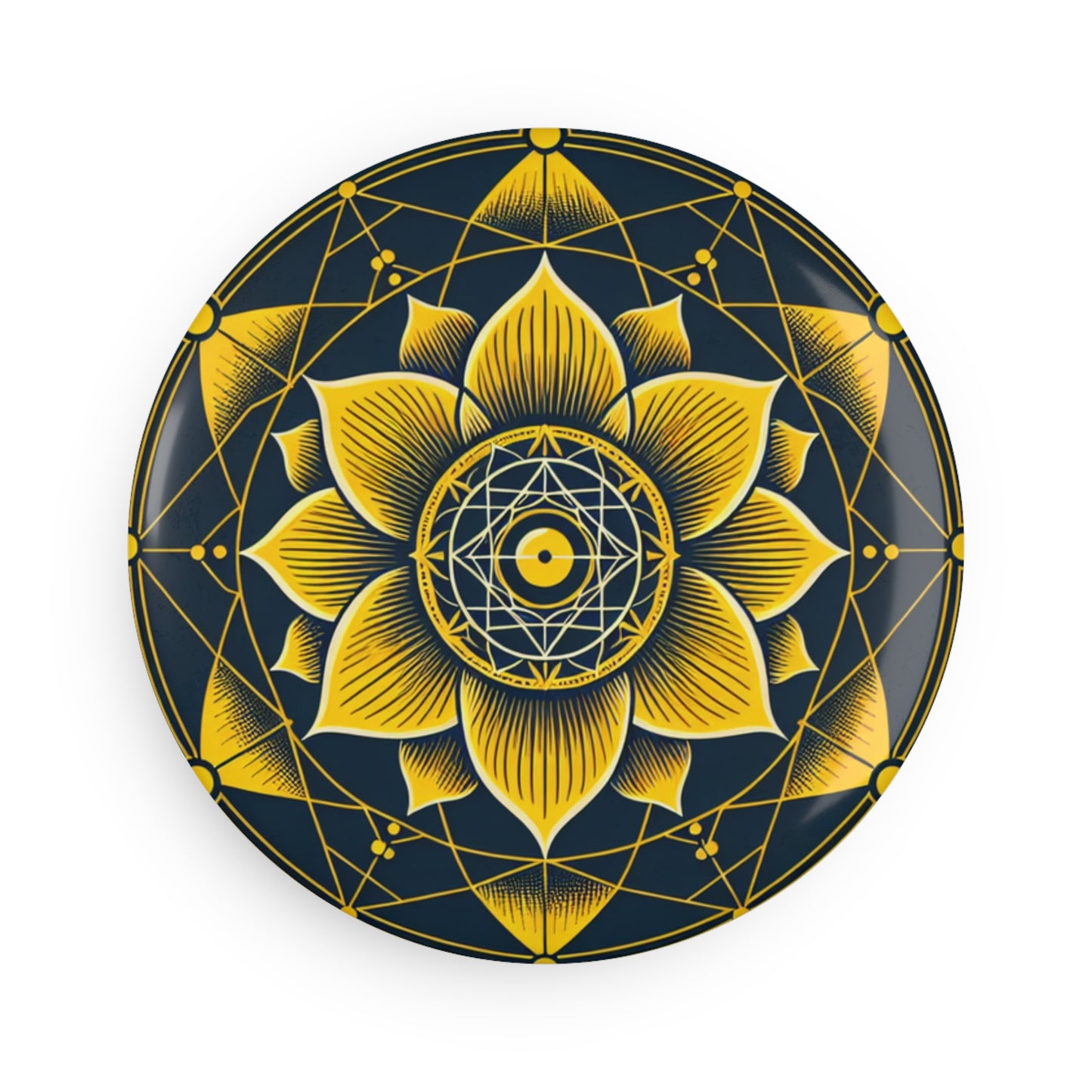 Button Magnet - Solar Plexus Chakra