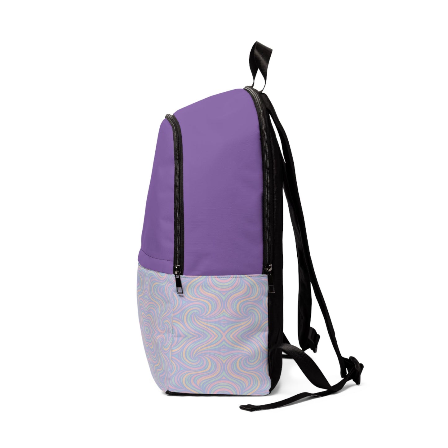 Fabric Backpack - Pastel Swirl Design