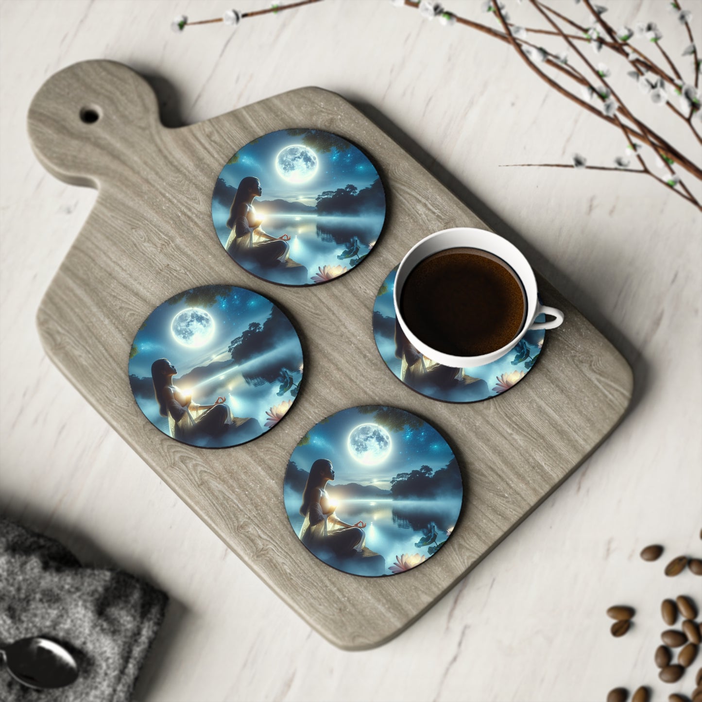 Coasters - Serene Moonlight