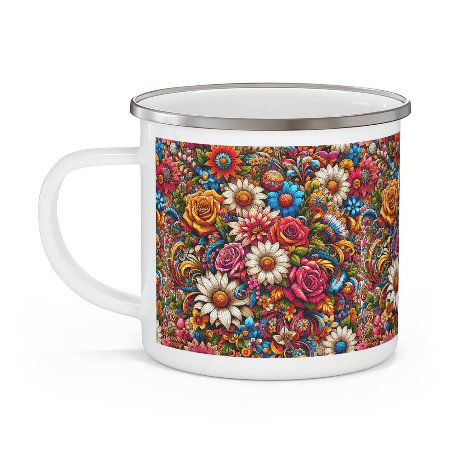 Camping Mug - Vibrant Floral