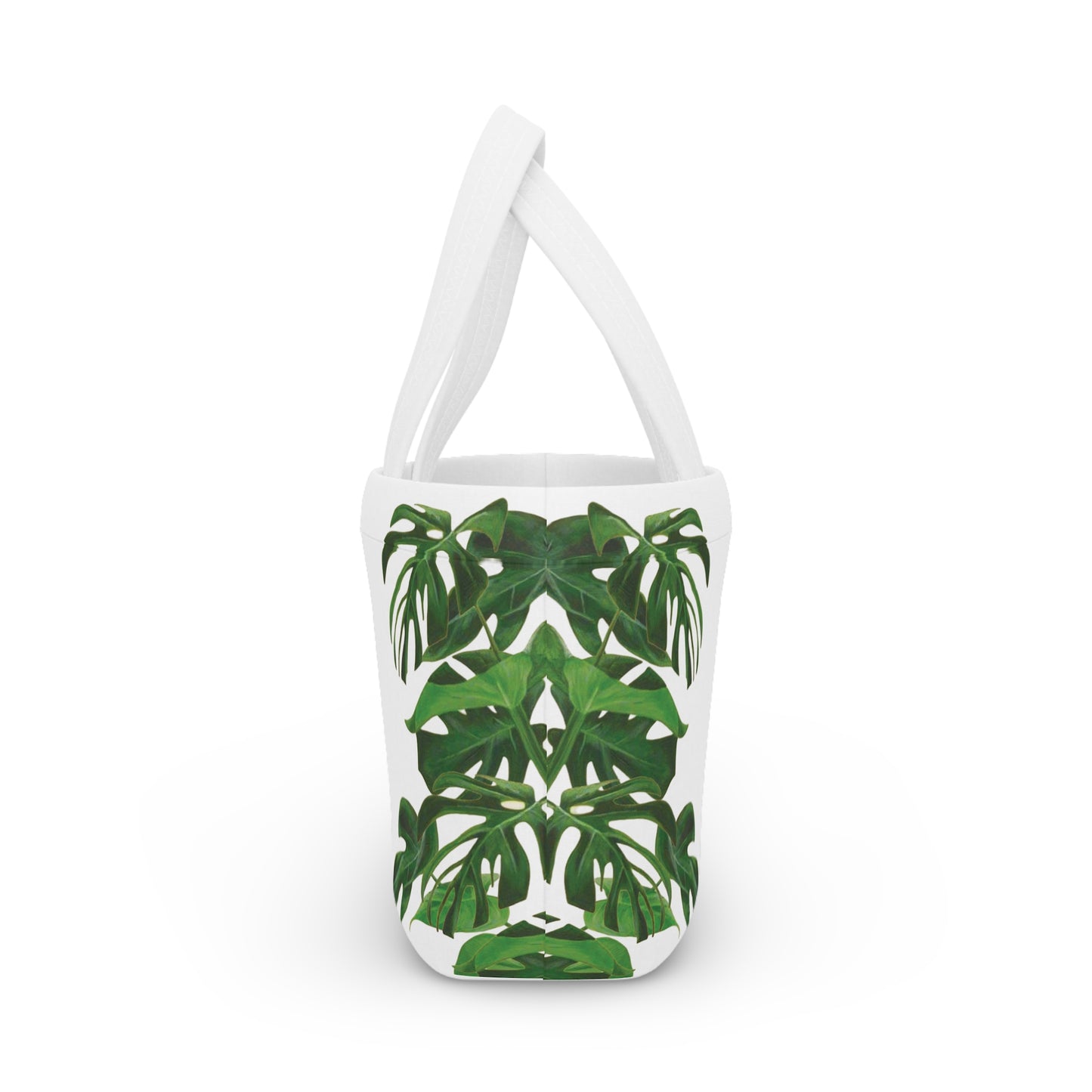 Tropical Monstera Lunch Bag - Insulated Tote for Work, School, Picnics, Gifts, Summer Outings