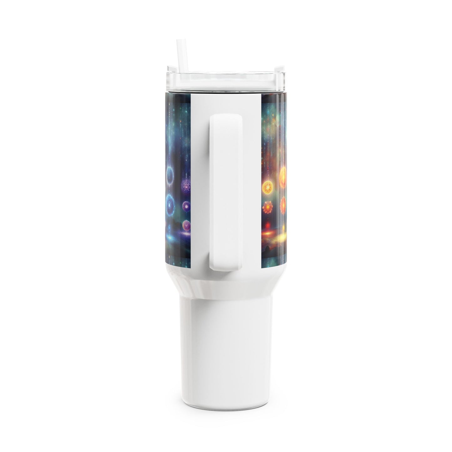 40oz Tumbler - Chakra Rainbow Design