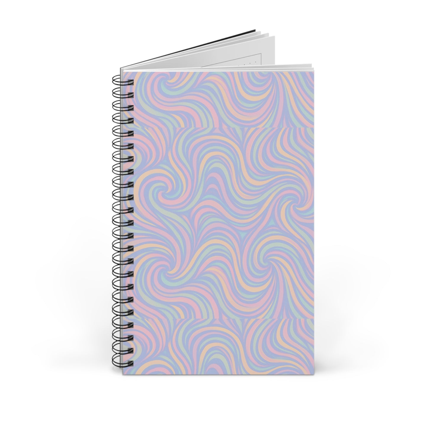 Pastel Swirl Spiral Journal