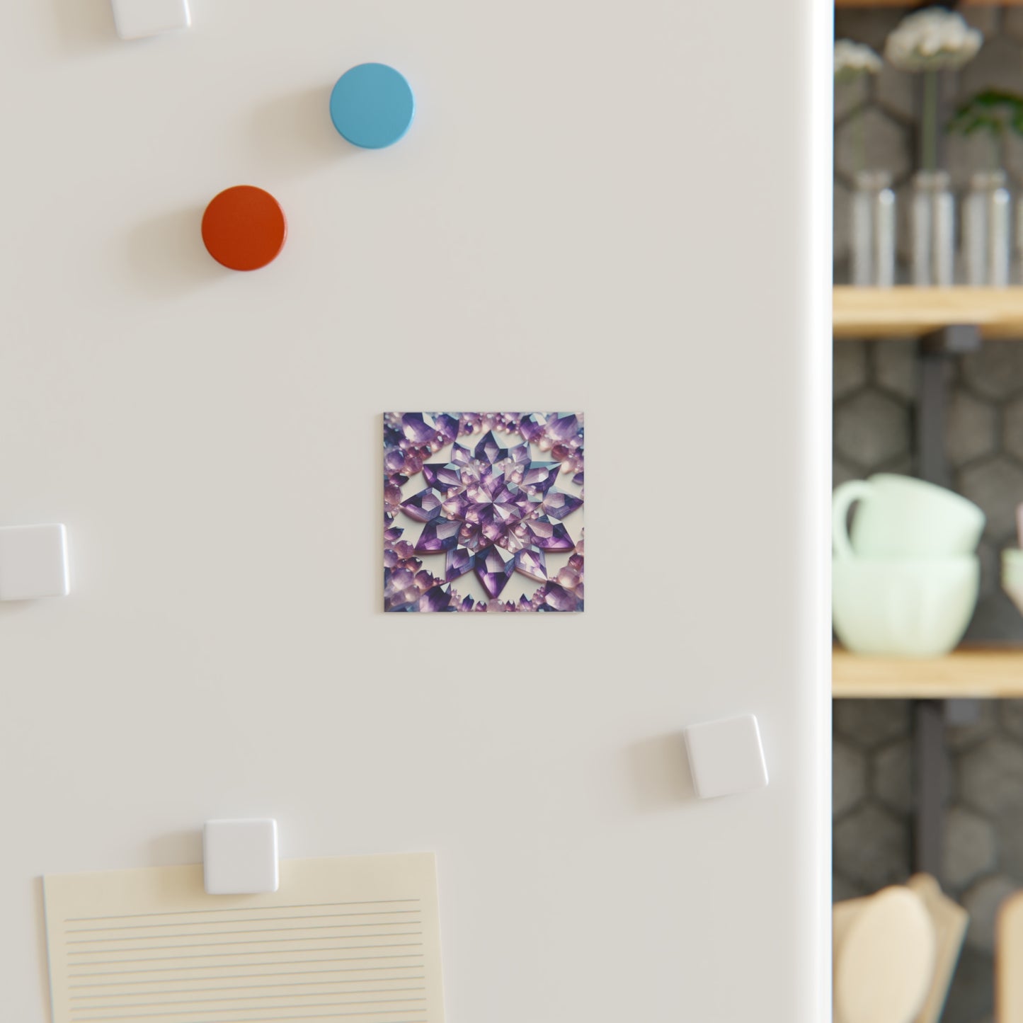 Square Magnet - Amethyst
