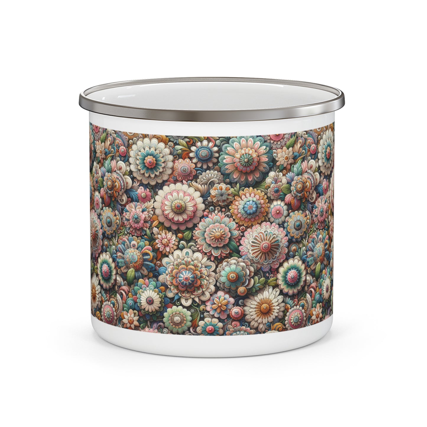 Camping Mug - Cute Pink Floral