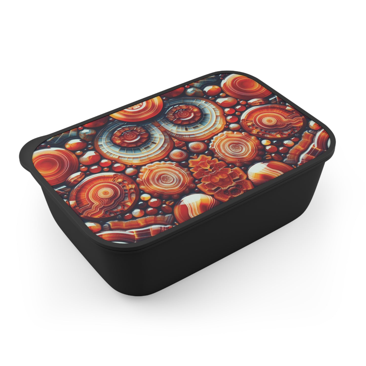 Bento Box - Carnelian Design, Eco Friendly lunch box set