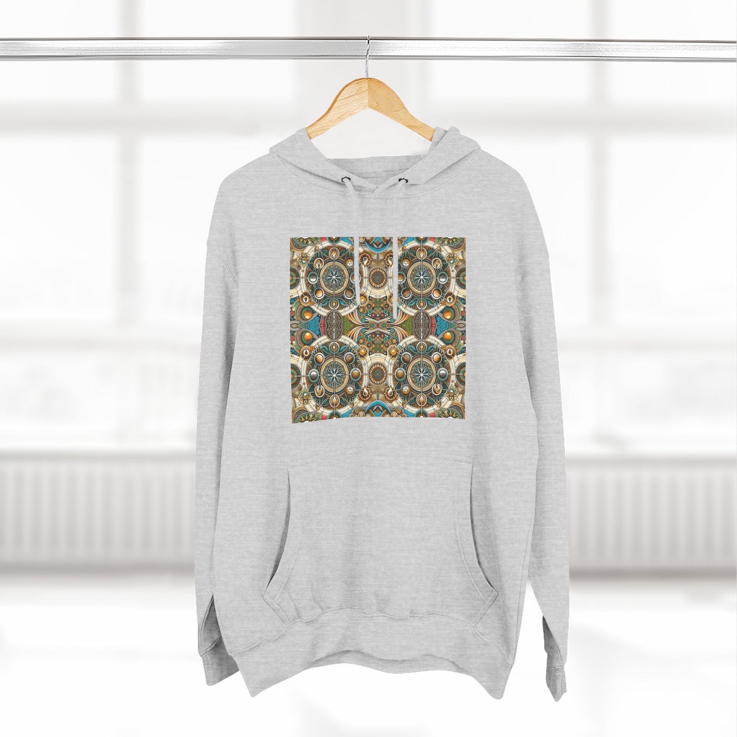 Fleece Hoodie - Symbol of Life Design