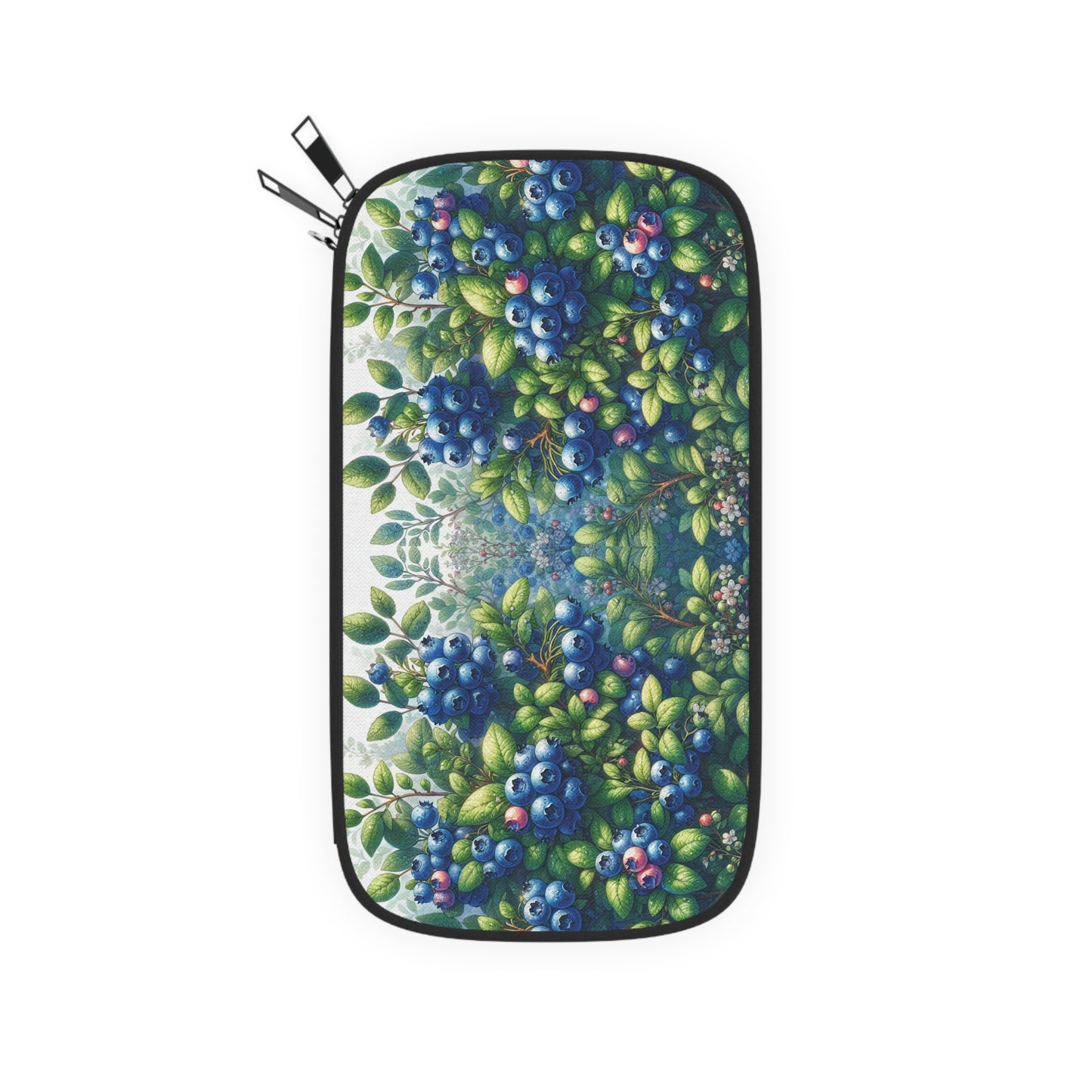 Passport Wallet - Blueberry Bush Design
