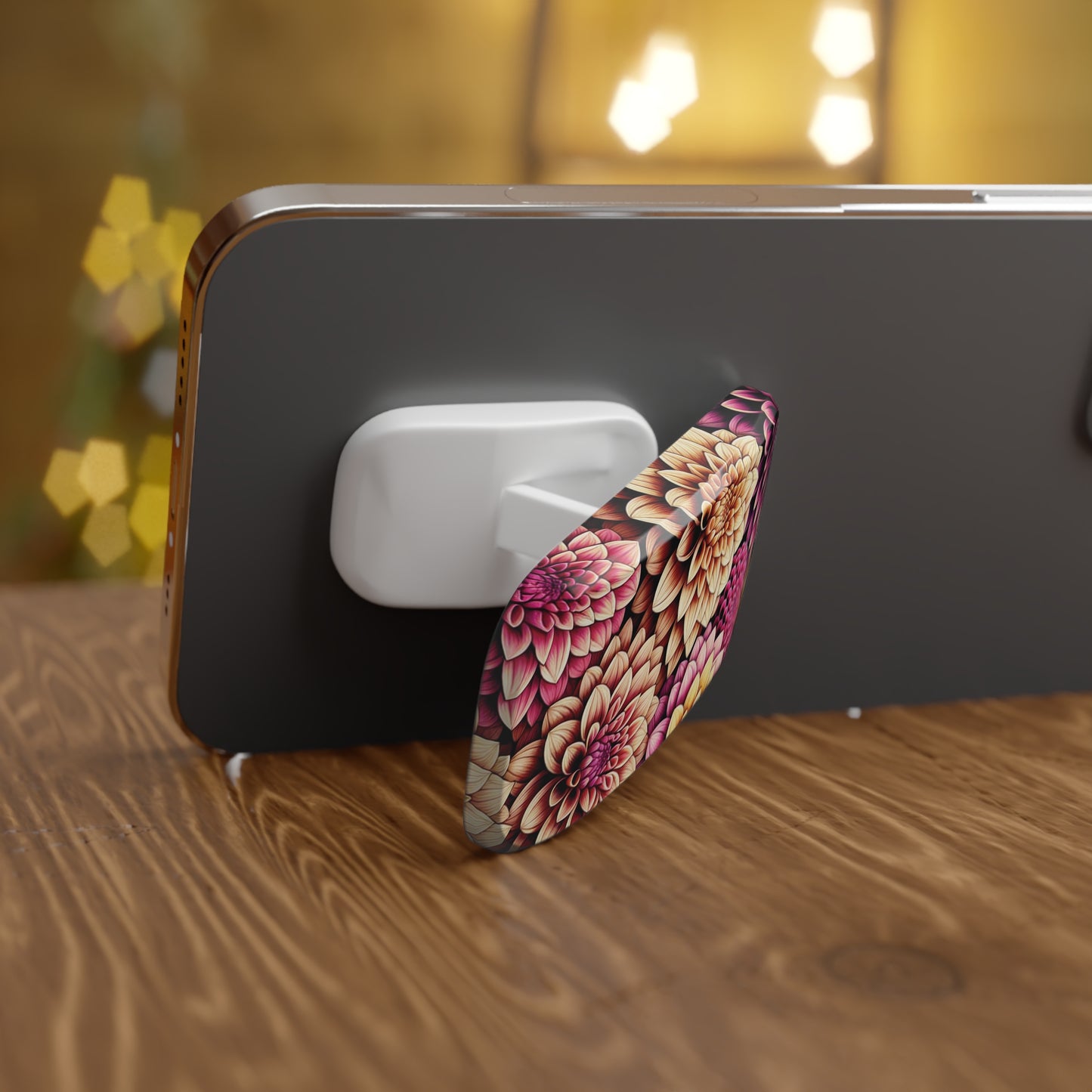 Phone Grip - Dahlia Blooms Design