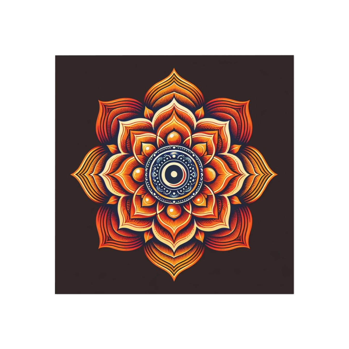 Square Magnet - Sacral Chakra