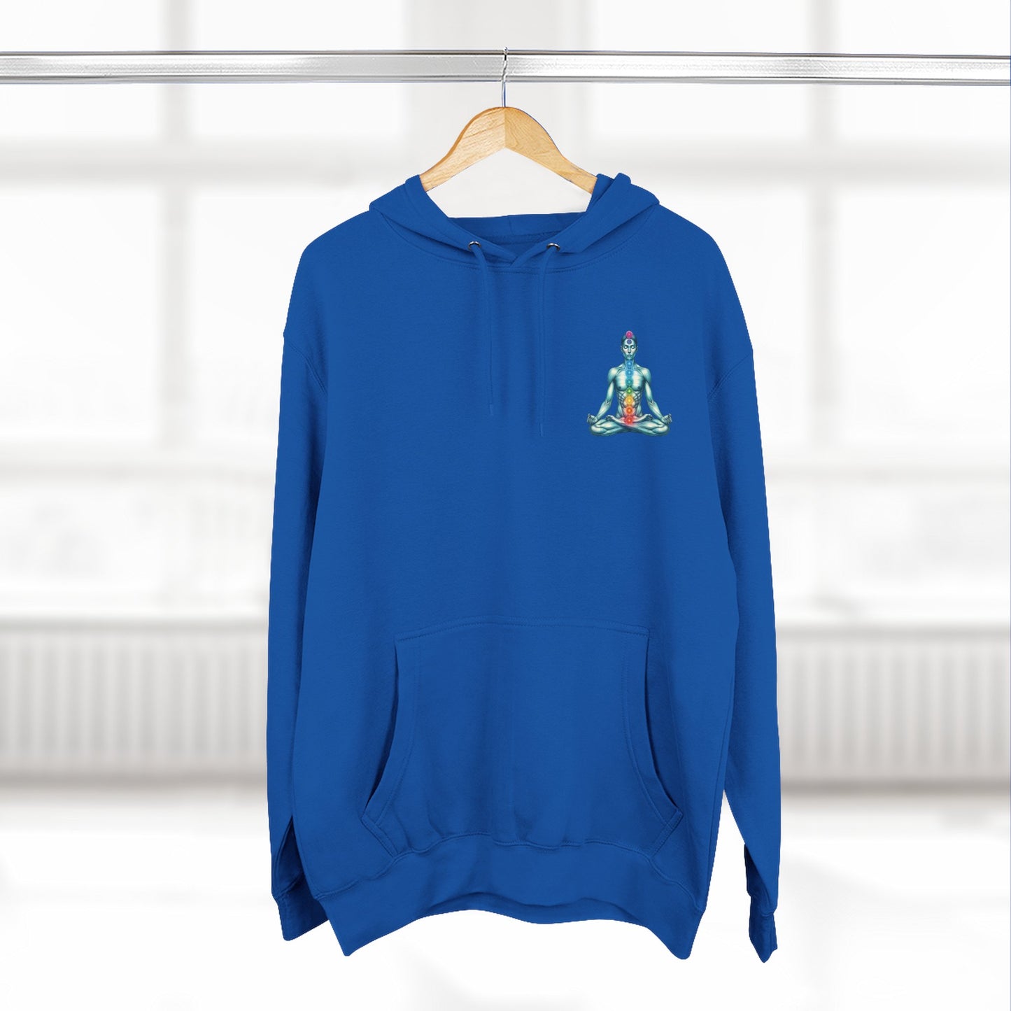 Fleece Hoodie - Chakra Meditation Design
