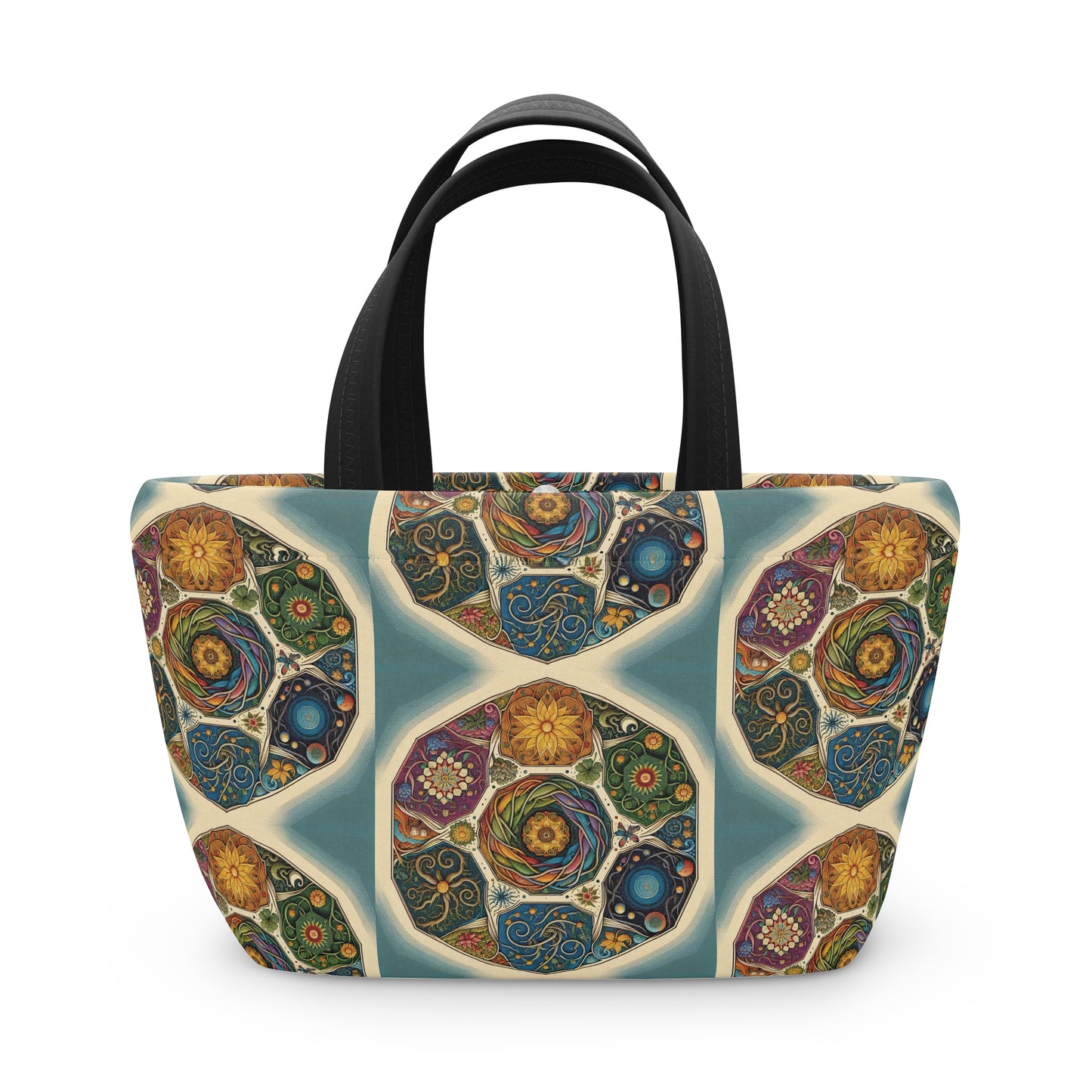 Floral Lunch Bag - Stylish Insulated Tote for Work & Picnics
