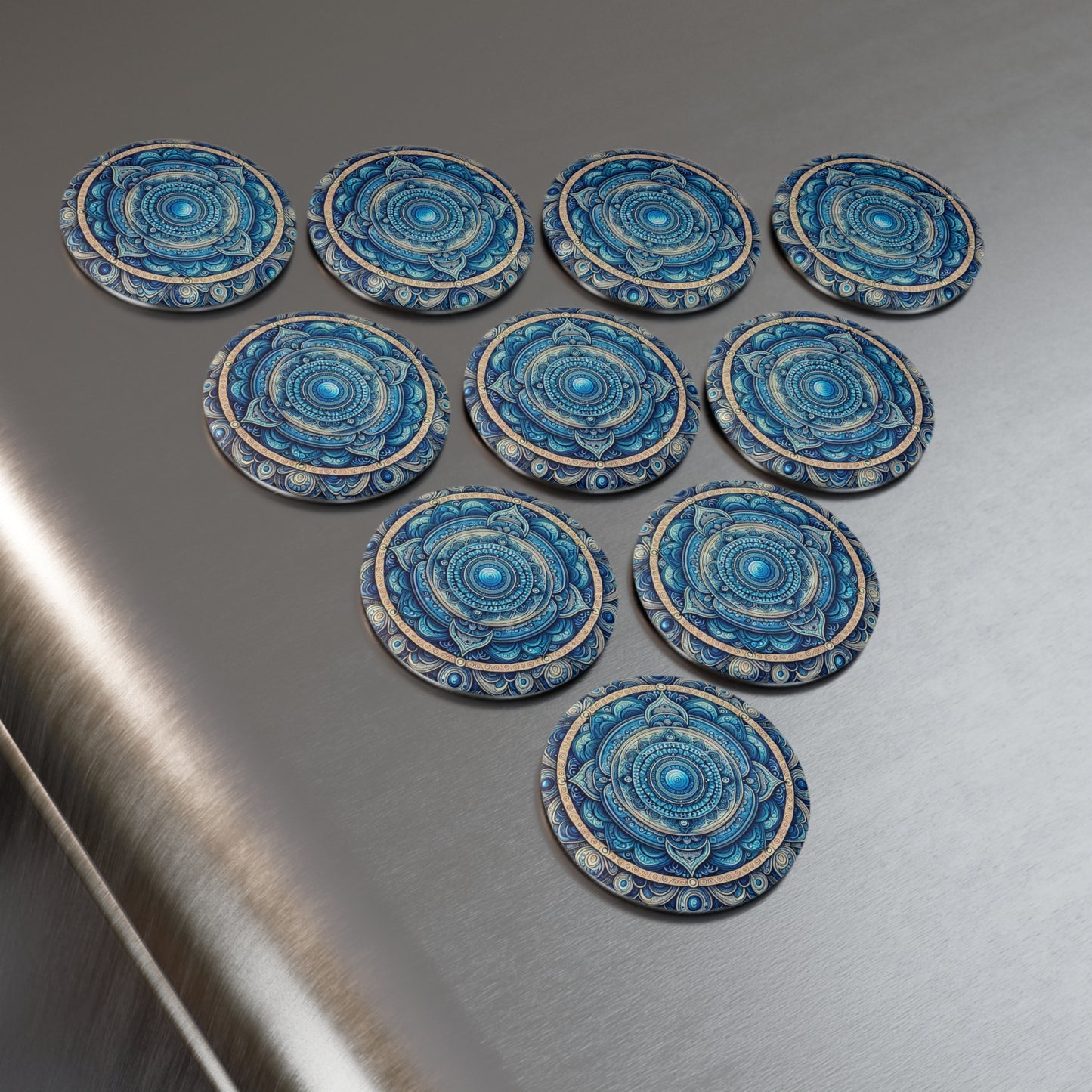 Button Magnet - Throat Chakra