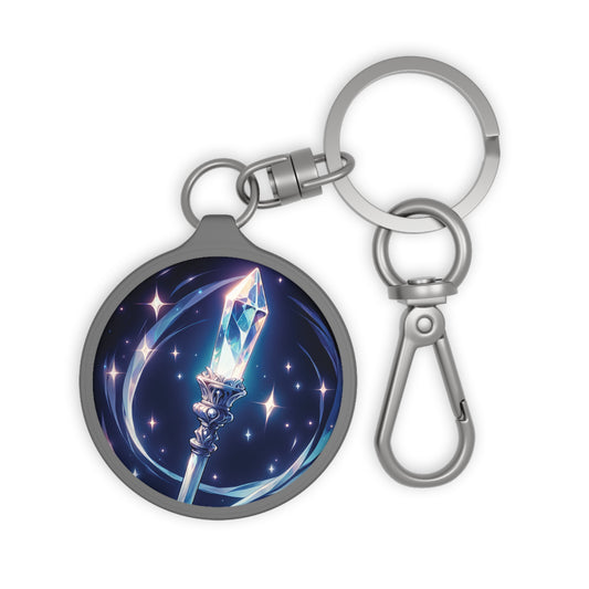 Magic Wand Keyring Tag, Enchanted Keychain, Sparkly Gift, Fantasy Accessory, Magical Vibes, Cosplay Favor