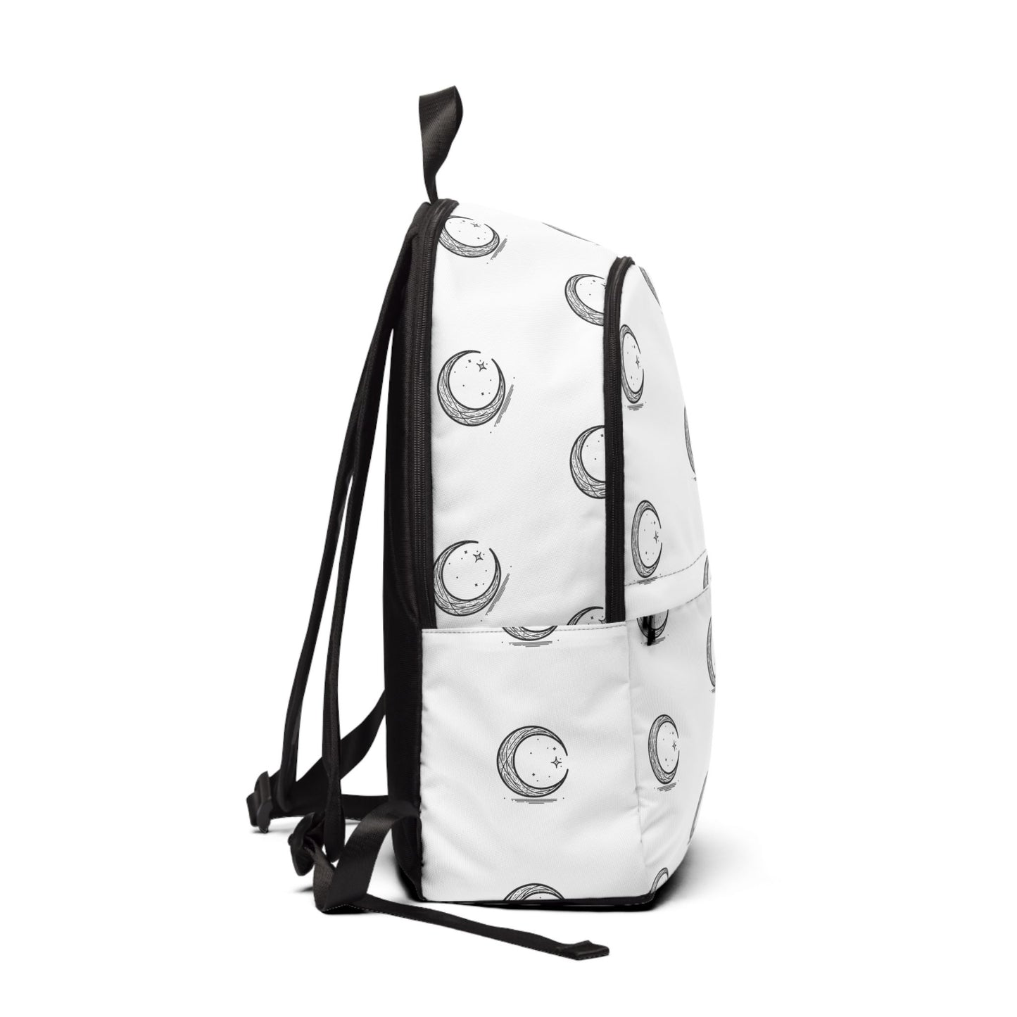 Fabric Backpack Minimalist Crescent Moon