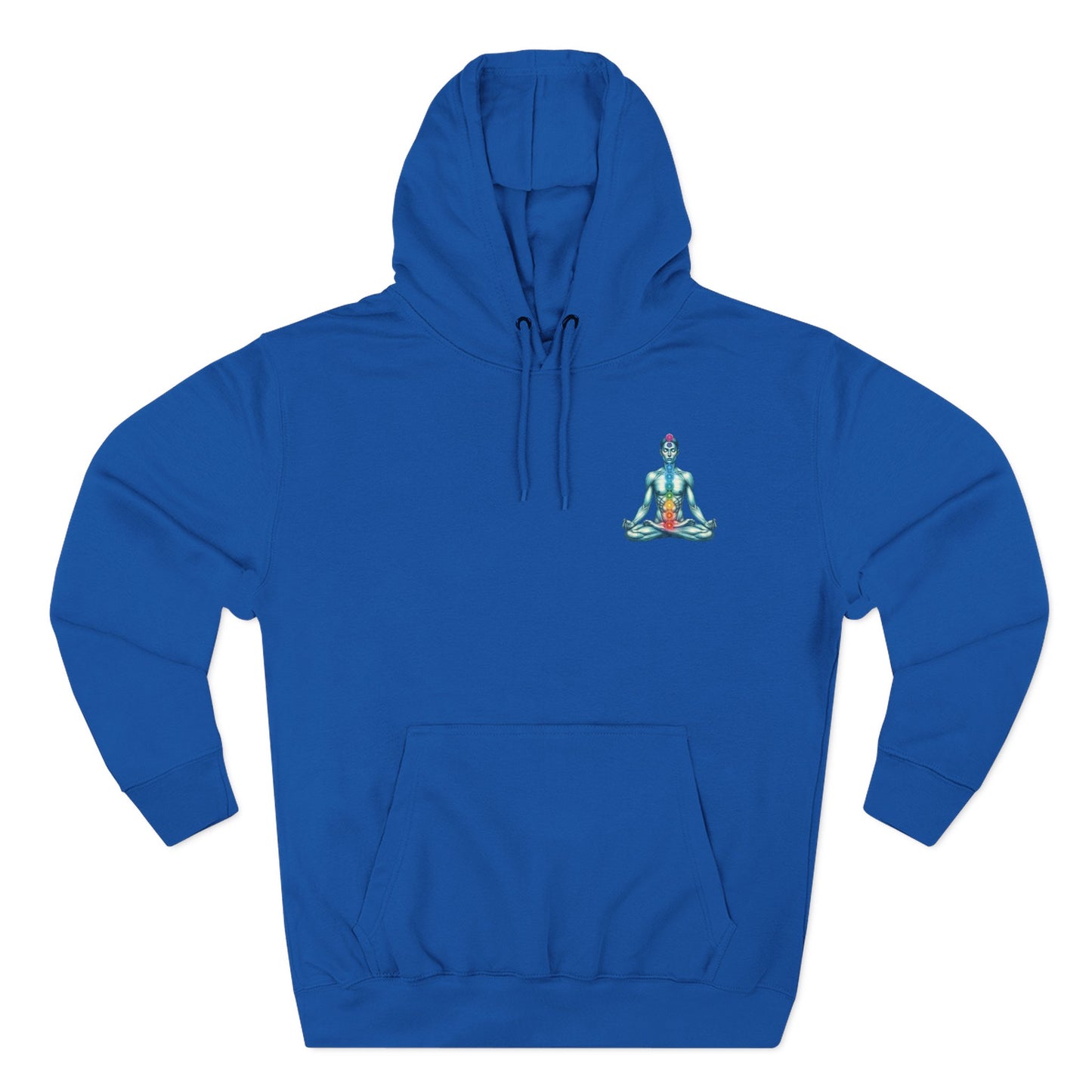 Fleece Hoodie - Chakra Meditation Design